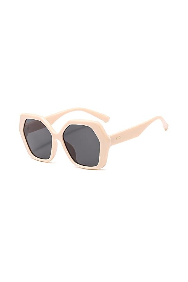 LUOXUEFEI Lunettes De Soleil Lunettes De Soleil Carrées Surdimensionnées Pour Femmes Lunettes De Soleil Pour Femmes