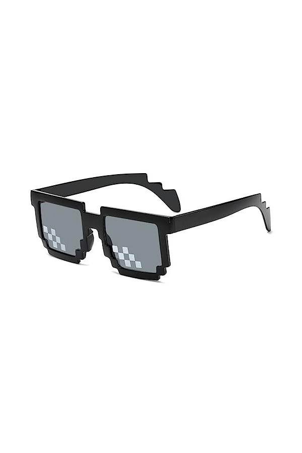 WANGOLK Lunettes de soleil Shades Pixelated Ladies Lunettes de soleil Lunettes de soleil Mosaïque Lunettes de soleil pour hom