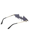 ABOOFAN Lunettes De Chauve-souris Lunettes De Soleil De Mode Pour Femmes Lunettes Gothiques Monture De Lunettes De Noel Mode 