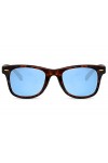 Cheapass Lunettes de soleil Femmes Hommes Plastique Attrayant Bleu Rectangulaire Rétro Style Protection UV400