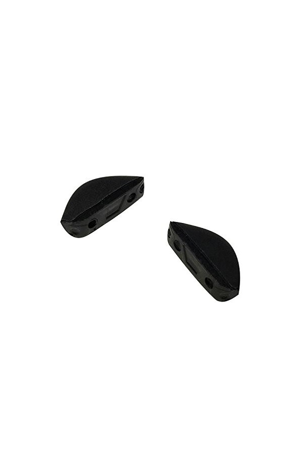 HKUCO Noir Rechange pour Oakley Moonlighter OO9320 / Overtime OO9167 Femmes Des lunettes de soleil Plaquette de nez à base du