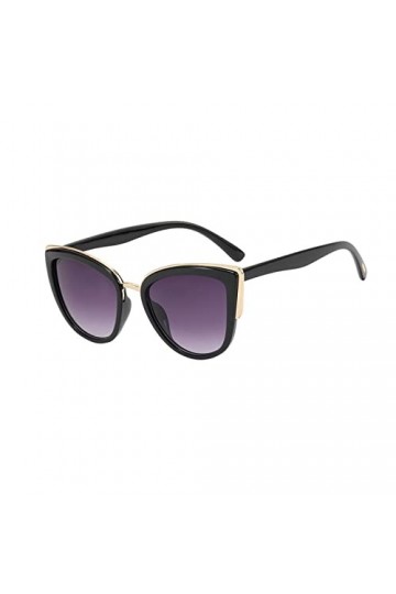 Dorjuli Y2k Lunettes de soleil polarisées rétro sans monture Lunettes de soleil carrées Mode Mode Lunettes de vue claire Lune