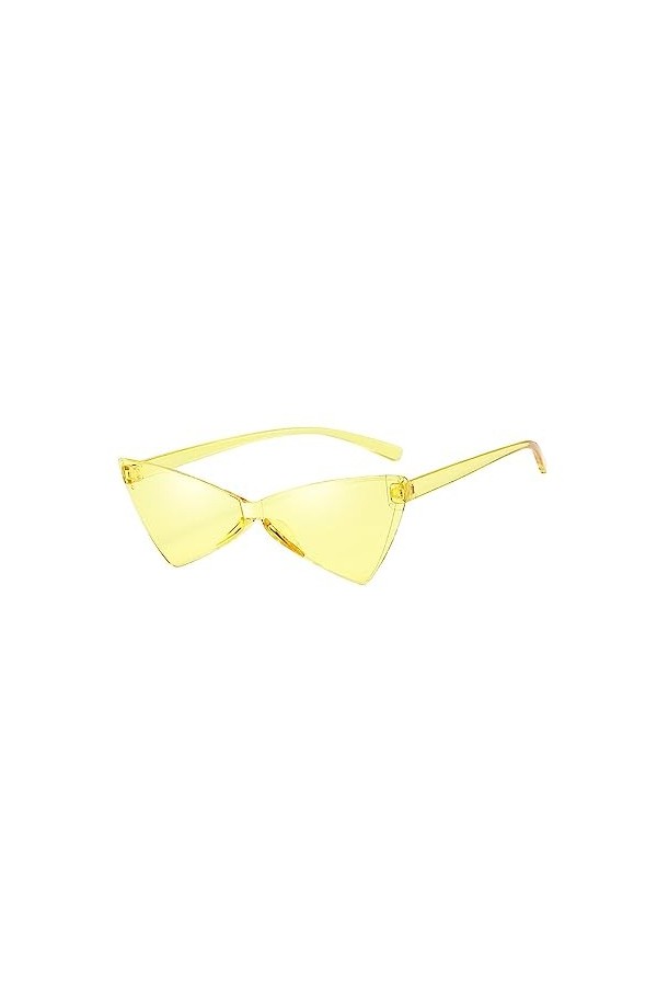 Lunettes de soleil triangle Lunettes de soleil œil de chat pour femmes Hommes Lunettes de vue pour les voyages en plein air, 