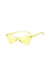 Lunettes de soleil triangle Lunettes de soleil œil de chat pour femmes Hommes Lunettes de vue pour les voyages en plein air, 