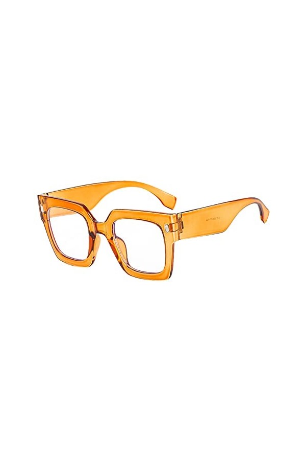 Lunettes de soleil pour femme - Lunettes de soleil - Lunettes de soleil sans monture - Vision claire - Motif yeux de chat - L