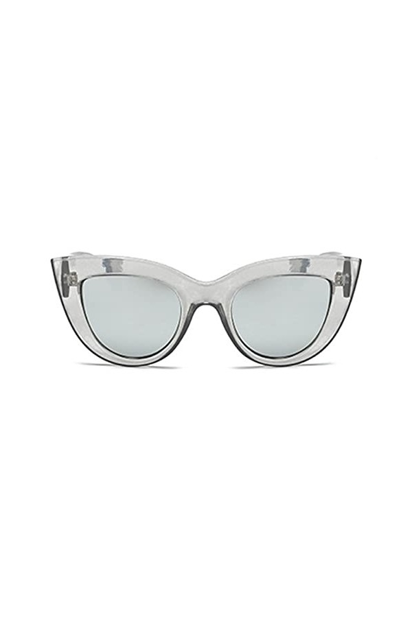 Dorjuli Lunettes de soleil vintage pour femme - Lunettes de soleil classiques sans monture - Lunettes de soleil amusantes - C