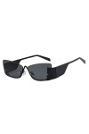 LOVIVER Mode femmes lunettes de soleil Portable nuances cadre sans monture conduite lunettes de soleil lunettes dété pour fa