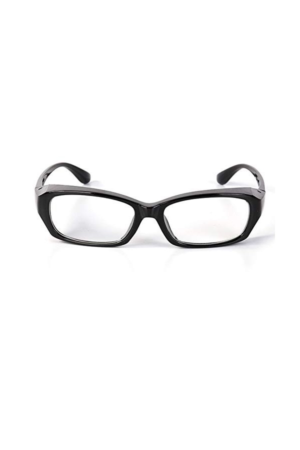 Dorjuli Y2k Lunettes de soleil sans monture tendance surdimensionnées Lunettes de soleil rectangulaires Couleurs hippie Lunet