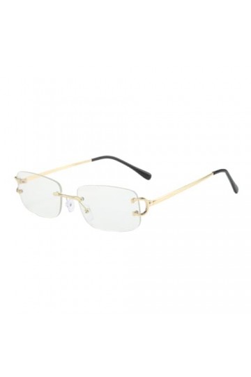 WUUISDNX Lunettes de soleil confortables à porter pour femmes, élégantes et résistantes, rectangulaires, classiques, 400, Bla