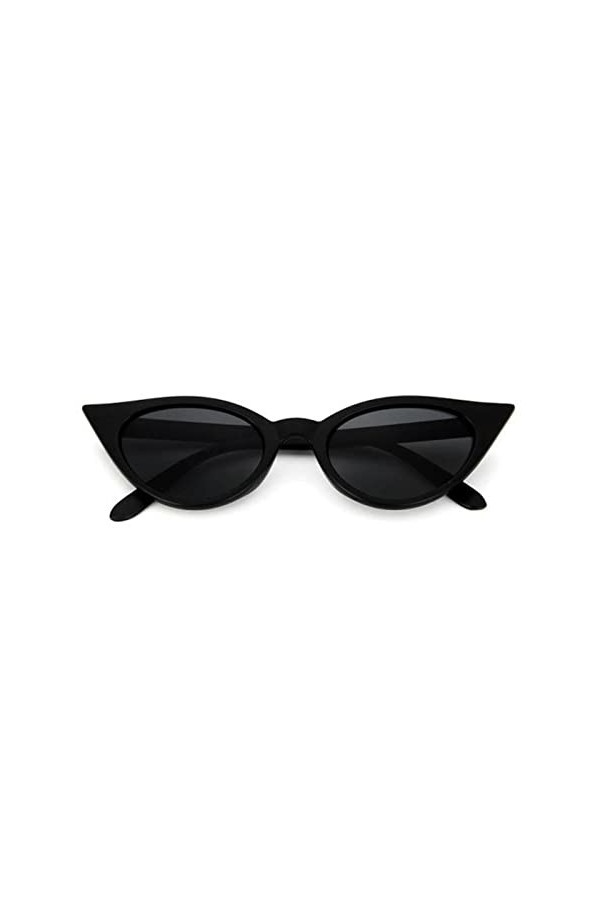 SARGE Retro Thick Frame Cat Eye Lunettes de Soleil Femmes Femmes Mode Marque Designer Miroir Lentille Cateye Lunettes de Sole