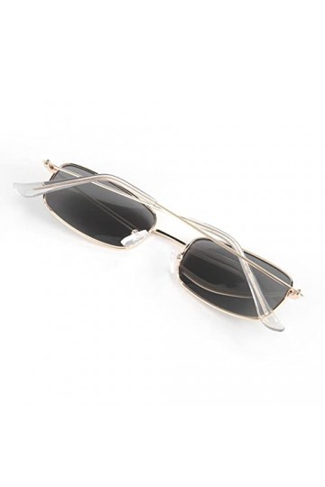 Lunettes De Soleil Carrées Vintage pour Femmes, Lunettes De Soleil Exquises De Style Décontracté Lunettes De Soleil à Verres 