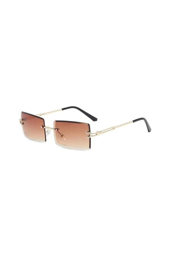 QILTON Lunettes de soleil pour femme - Coupe carrée - Dégradé, Couleur 8