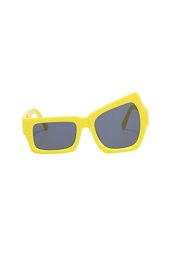 Lunettes de soleil pour femme - Lunettes de soleil - Lunettes de soleil sans monture - Lunettes amusantes personnalisées - Pe