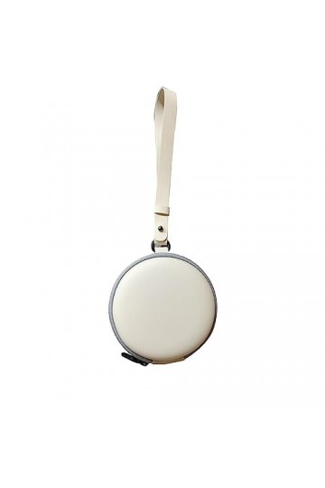 Étui à lunettes de soleil pliable pour lunettes de soleil - Étui rigide pour femme, beige, taille unique