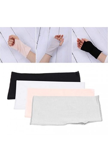 SUPVOX 4 paires de gants de protection uv en coton lunettes de soleil courtes gants sans doigts gants de conduite pour les ac