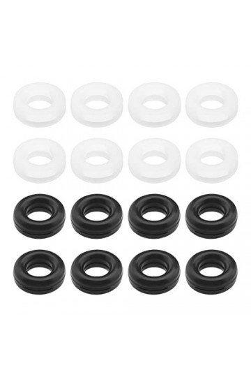 OTOTEC Retenue de Manchon de Lunettes en Silicone Rond Confort Support Anti-dérapant pour Pinces à Oreilles pour Lunettes de 