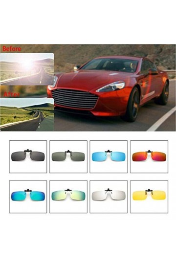 Clip polaris¨¦ sur relevable Lunettes de conduite vision nocturne len UV400 lunettes de soleil pour hommes femmes conduite ra
