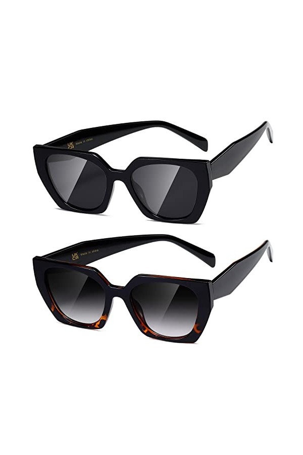 kimorn Femmes lunettes de soleil hommes rétro lunettes de soleil Vintage des années 90 Vintage Y2K oversize lunettes de solei