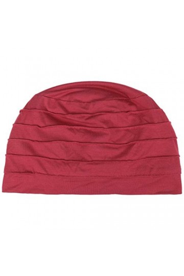 Christine Headwear Turban de Yoga en Bambou Doux-Rouge, Taille Unique Femme