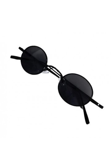 NUWIND Anime Jujutsu Kaisen Cosplay Gojo Satoru Lunettes de Soleil Rondes Lunettes Rétro Noir Accessoires Hommes Femmes Styl
