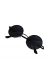 NUWIND Anime Jujutsu Kaisen Cosplay Gojo Satoru Lunettes de Soleil Rondes Lunettes Rétro Noir Accessoires Hommes Femmes Styl