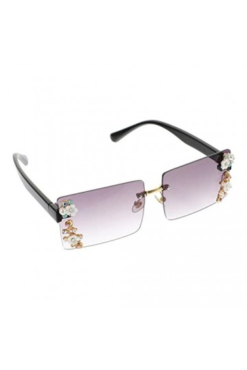 Healifty Des Lunettes De Soleil Lunettes De Soleil Femme Lunettes De Soleil Oversize à Diamants Lunettes De Soleil Étincelant