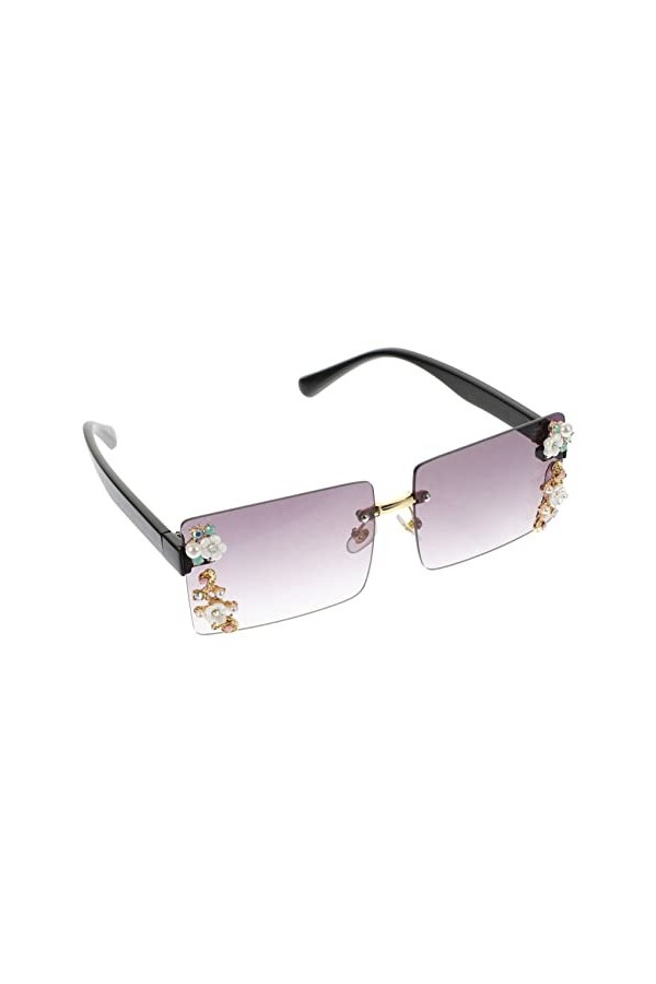 Healifty Des Lunettes De Soleil Lunettes De Soleil Femme Lunettes De Soleil Oversize à Diamants Lunettes De Soleil Étincelant