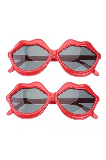 SOIMISS 2 Pcs Lunettes De Soleil À Petite Monture Pour Femmes Lunettes De Soleil De Bal Femmes Lunettes De Soleil À Lèvres Lu