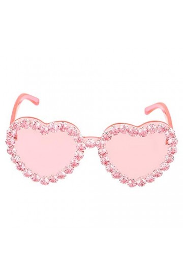 1 Pc Lunettes De Soleil Lunettes Aime Les Lunettes De Soleil Lunettes Coeur Transparentes Lunettes De Trèfle Armature En Méta