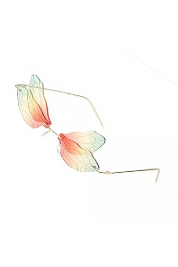 SOIMISS Lunettes De Soleil Libellule Lunettes De Soleil Tendance Pour Femmes Nuances De Lunettes Irrégulières Lunettes Vintag