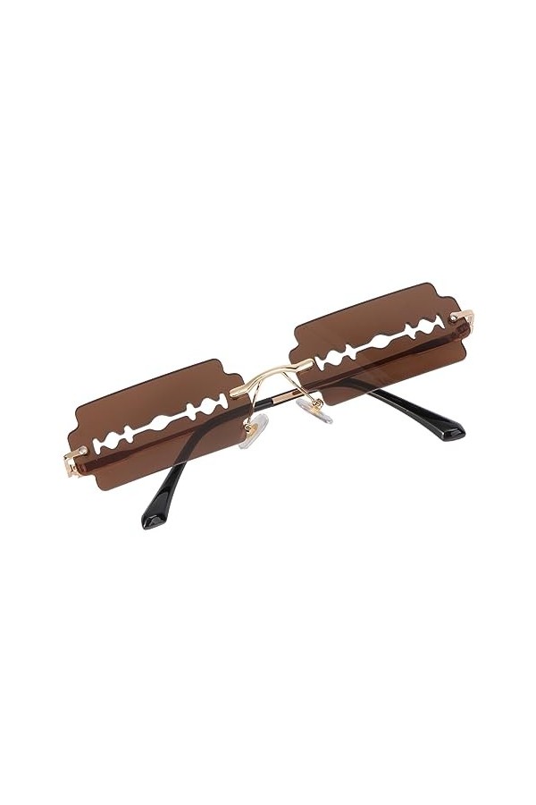 SOIMISS 1Pc Lame Lunettes De Soleil Dames Rasoirs Pour Le Rasage Lunettes De Soleil Pour Femmes Mode À La Mode Hommes Rasoirs