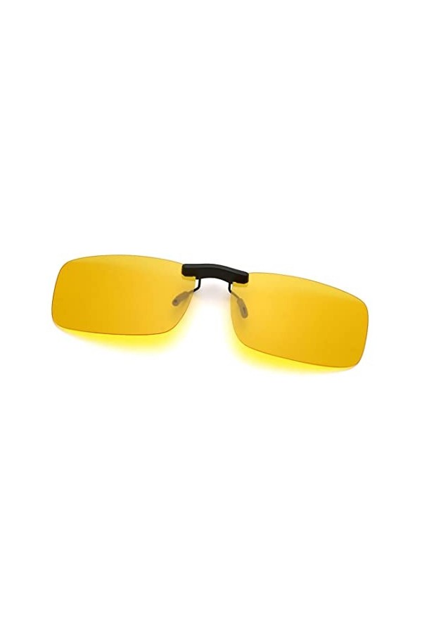 Long Keeper Clip Lunettes de Soleil Polarisées Unisexes, Clip Solaire pour Lunettes de Vue, Sur Lunette de Soleil Polarisé Cl