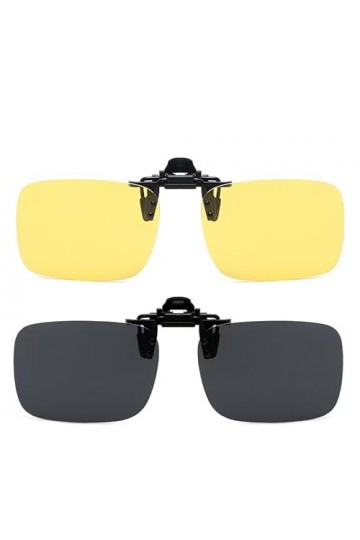 Musivon Lunettes de soleil pour porteurs de lunettes de soleil - Pour homme et femme - Clip de lunettes de soleil polarisées,