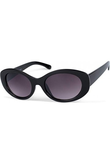 styleBREAKER Lunettes de soleil papillon pour femmes avec une large monture en plastique et des verres ovales en polycarbonat