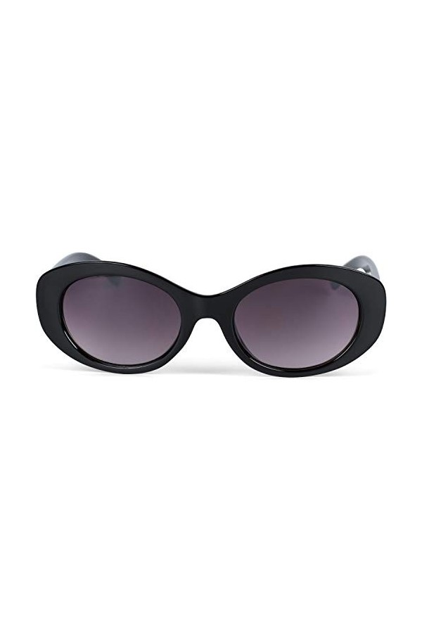 styleBREAKER Lunettes de soleil papillon pour femmes avec une large monture en plastique et des verres ovales en polycarbonat