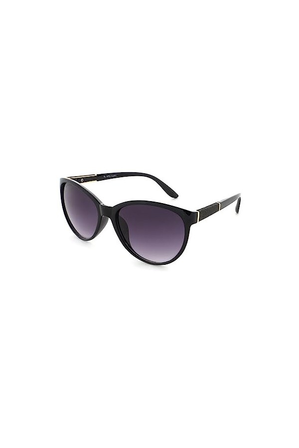 Basley Lunettes de Soleil Tendance pour Femme 8166-a-31, Noir, Taille Unique