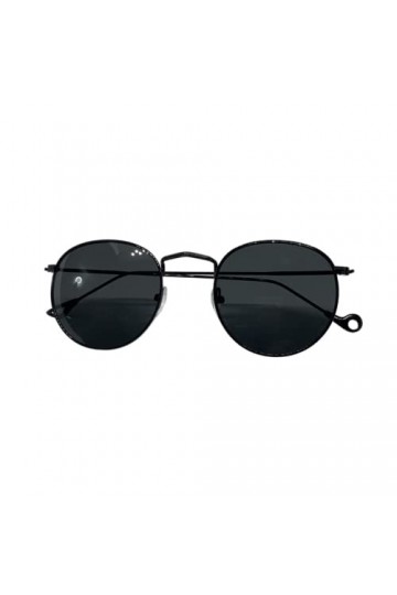 Vintange Sunglasses Lunettes de soleil rondes modèle JOHN LENNON mode casual fashon vintage rétro, Noir