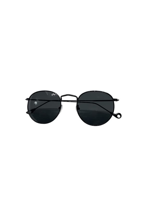 Vintange Sunglasses Lunettes de soleil rondes modèle JOHN LENNON mode casual fashon vintage rétro, Noir