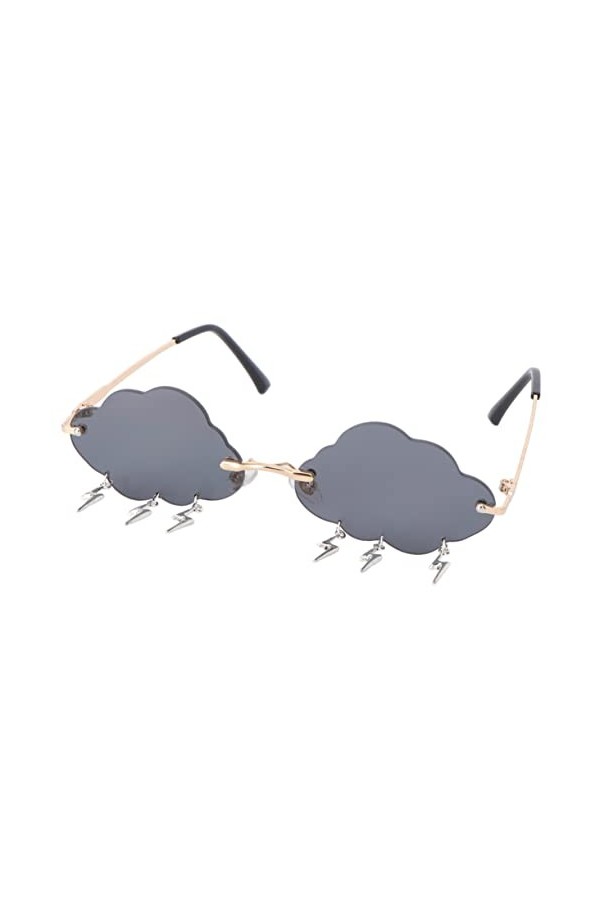 Abaodam 1 Paire Lunettes De Soleil Nuage Lunettes De Soleil Des Années 70 Lunettes De Soleil Halloween Rave Lunettes Sans Cad