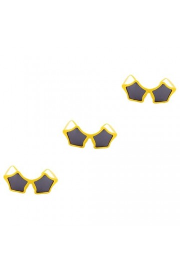 Didiseaon 3 Pièces Lunettes De Soleil Néon Pour Enfants Sans Monture Lunettes Cotillons Lunettes De Soleil Étoiles à Cinq Bra