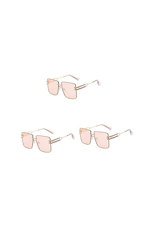 BESPORTBLE Des Lunettes De Soleil Cristal Lunettes De Soleil Plates Lunettes De Soleil Pour Adolescents Lunettes De Soleil Fe