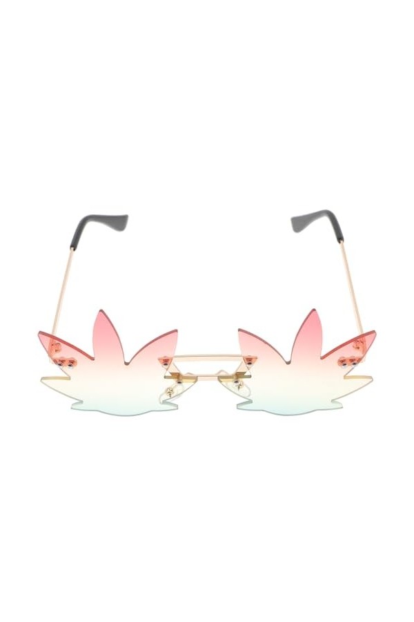 Abaodam Lunettes De Soleil Irrégulières Cotillons De Noël Joyeux Anniversaires Verres De Fête Lunettes De Soleil Vertes Verre