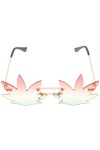 Abaodam Lunettes De Soleil Irrégulières Cotillons De Noël Joyeux Anniversaires Verres De Fête Lunettes De Soleil Vertes Verre