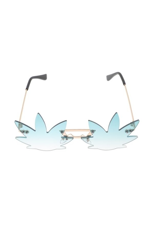 Abaodam Lunettes De Soleil Irrégulières Cotillons De Noël Joyeux Anniversaires Verres De Fête Lunettes De Soleil Vertes Verre