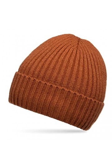 Caspar MU211 Bonnet classique unisexe, Couleur:rouille, Taille:Taille unique