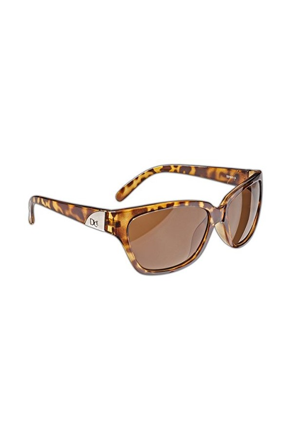 Dice Lunettes de Soleil pour Femme - Marron - Marron Clair