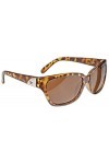 Dice Lunettes de Soleil pour Femme - Marron - Marron Clair
