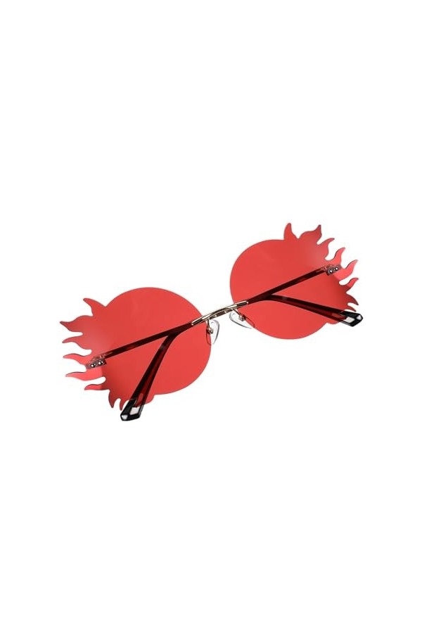 OFFSCH 1 Pc Des Lunettes De Soleil Lunettes De Soleil à La Mode Lunettes Rétro Lunettes De Soleil Sans Monture Lunettes De So