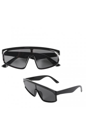 WOFASHPURET Lunettes De Soleil Tendance Pour Femmes Lunettes De Soleil Bouclier Hommes Lunettes De Soleil Rectangulaires Lune