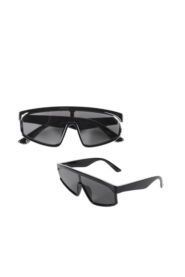 WOFASHPURET Lunettes De Soleil Tendance Pour Femmes Lunettes De Soleil Bouclier Hommes Lunettes De Soleil Rectangulaires Lune